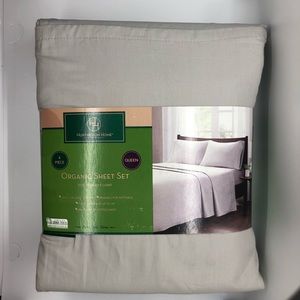 Organic Cotton Queen size sheet set